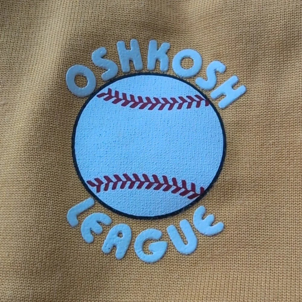 Vintage OshKosh B'gosh‎ Youth Baseball League Ringer Tee 4T